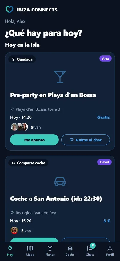 Plansibiza — A social leisure app, built freemium-first